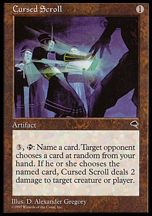 Cursed Scroll ~ Tempest [ MODERATELY PLAYED ] [ Magic MTG ] - London Magic Traders Ltd