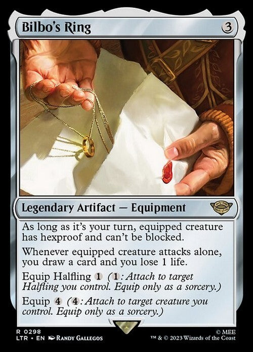Bilbo's Ring ~ The Lord of the Rings [ NM ] [ Magic MTG ]