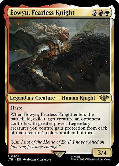 Eowyn, Fearless Knight ~ The Lord of the Rings [ NM ] [ Magic MTG ]