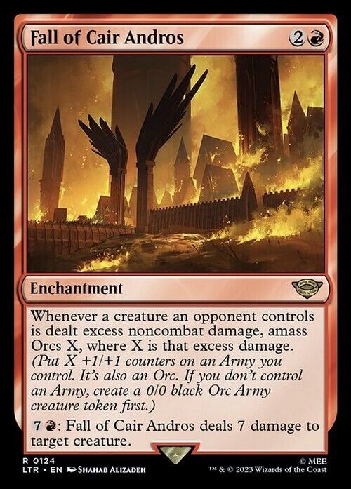 Fall of Cair Andros ~ The Lord of the Rings [ NM ] [ Magic MTG ]