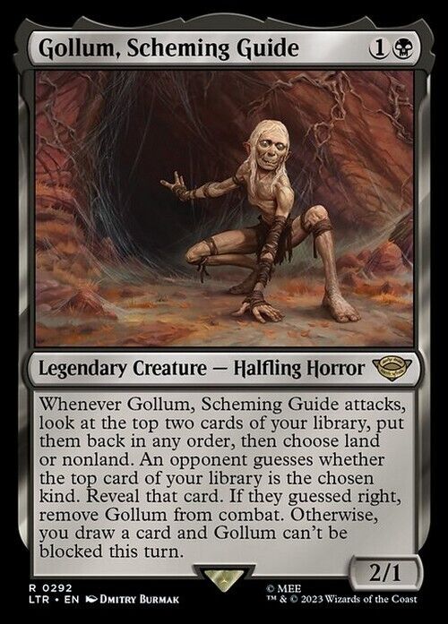 Gollum, Scheming Guide ~ The Lord of the Rings [ NM ] [ Magic MTG ]