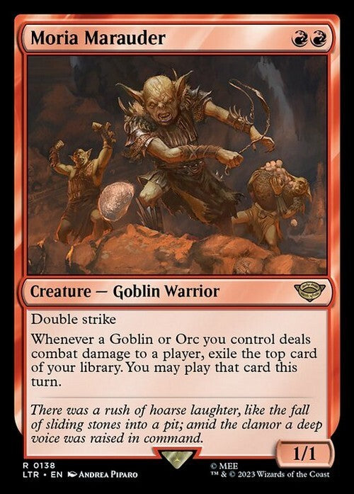 Moria Marauder ~ The Lord of the Rings [ NM ] [ Magic MTG ]