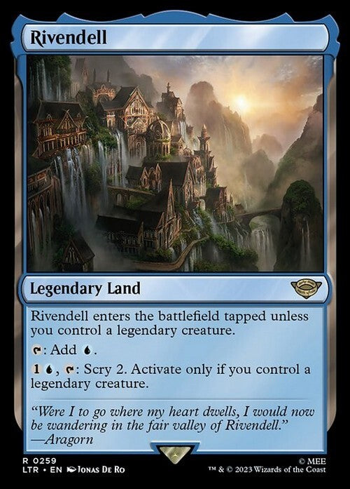 Rivendell ~ The Lord of the Rings [ NM ] [ Magic MTG ]