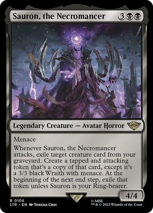 Sauron, the Necromancer ~ The Lord of the Rings [ NM ] [ Magic MTG ]