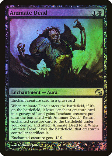 FOIL Animate Dead ~ Graveborn [ Excellent ] [ Magic MTG ]
