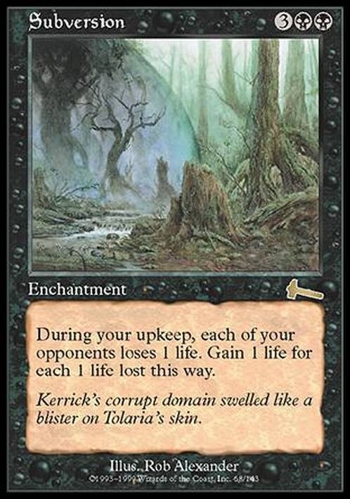 Subversion ~ Urza's Legacy [ Excellent ] [ Magic MTG ]