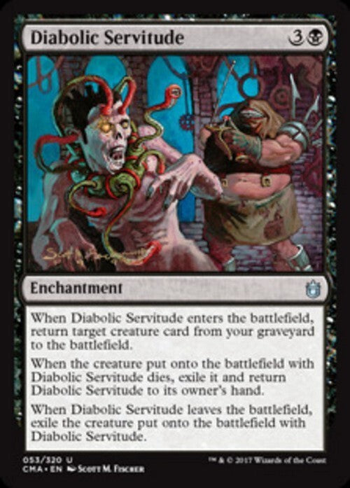 Diabolic Servitude ~ Commander Anthology 1 [ Excellent ] [ Magic MTG ]