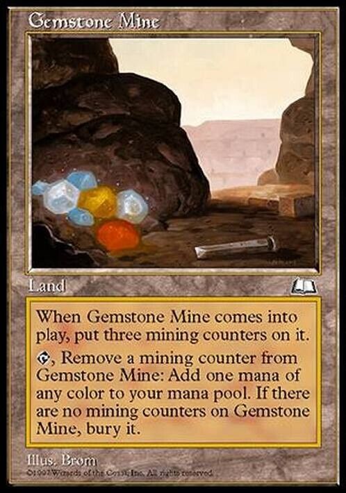 Gemstone Mine ~ Weatherlight [ Excellent ] [ Magic MTG ]