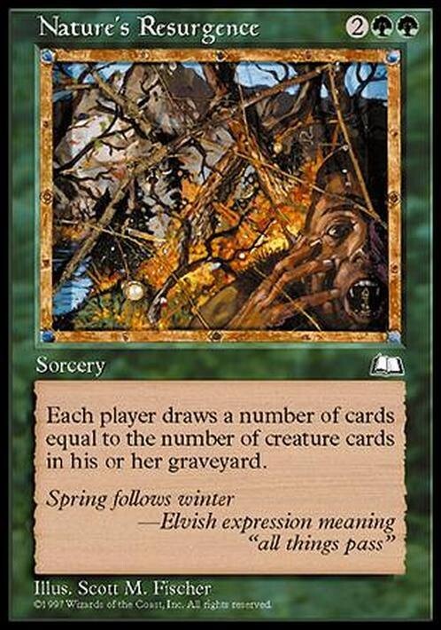 Nature's Resurgence ~ Weatherlight [ PLAYED ] [ Magic MTG ]