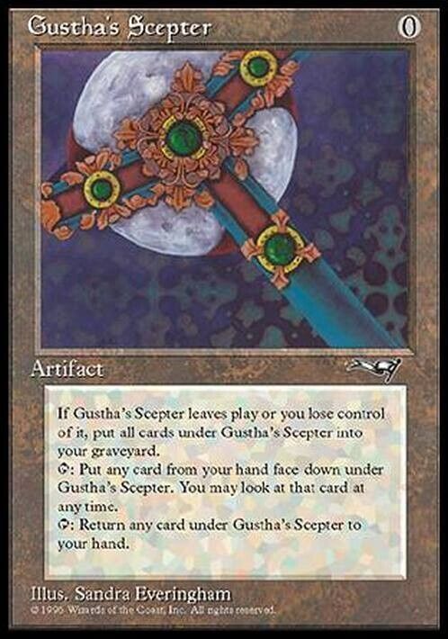 Gustha's Scepter ~ Alliances [ PLAYED ] [ Magic MTG ]