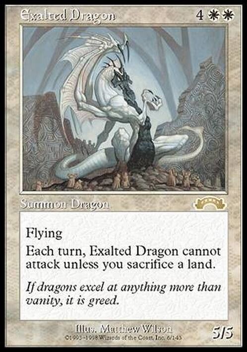 Exalted Dragon ~ Exodus [ Excellent ] [ Magic MTG ]