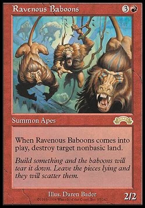 Ravenous Baboons ~ Exodus [ Excellent ] [ Magic MTG ]