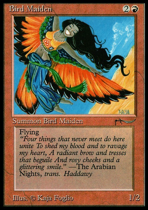 Bird Maiden (Version 2) ~ Arabian Nights [ PLAYED ] [ Magic MTG ]