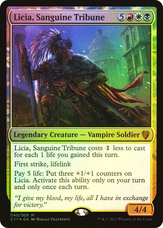 FOIL Licia, Sanguine Tribune ~ Commander 2017 [ NearMint ] [ Magic MTG ]