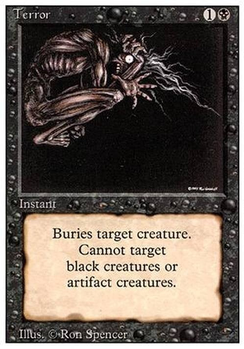Terror ~ Revised [ PLAYED ] [ Magic MTG ]