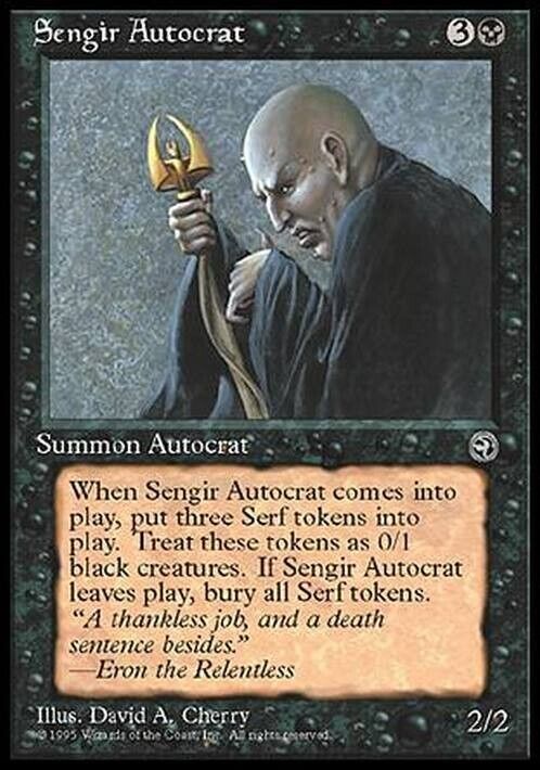 Sengir Autocrat ~ Homelands [ Excellent ] [ Magic MTG ]