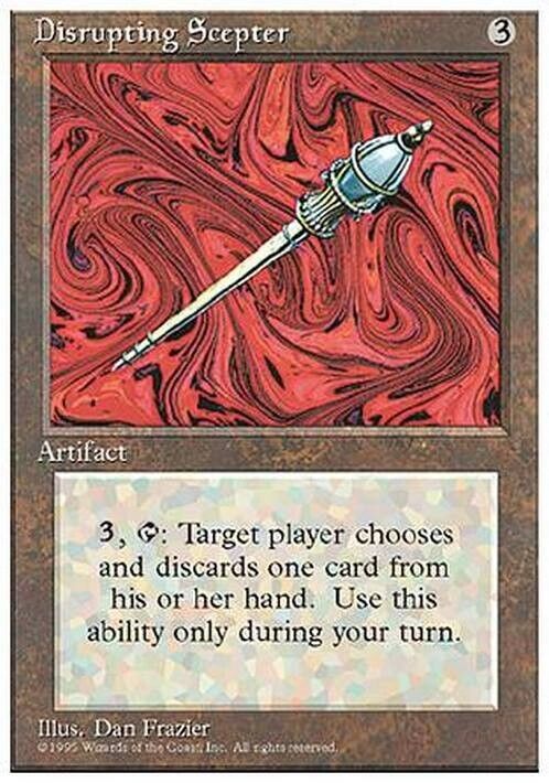 Disrupting Scepter ~ Fourth Edition [ Excellent ] [ Magic MTG ]