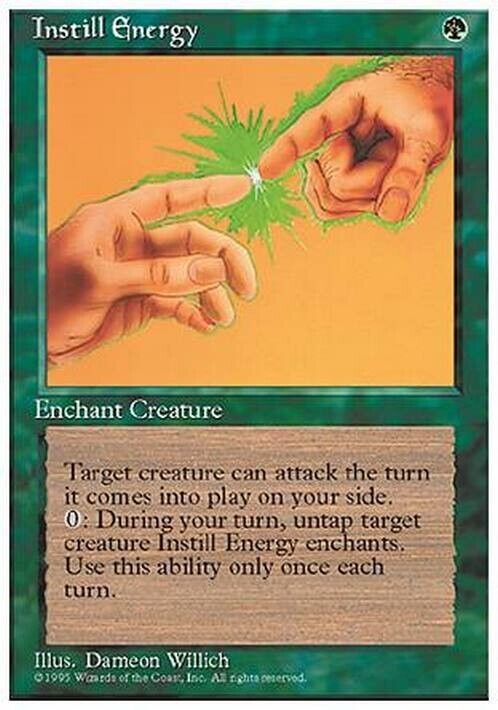 Instill Energy ~ Fourth Edition [ Excellent ] [ Magic MTG ]