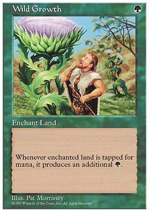 Wild Growth ~ Fifth Edition [ Excellent ] [ Magic MTG ]
