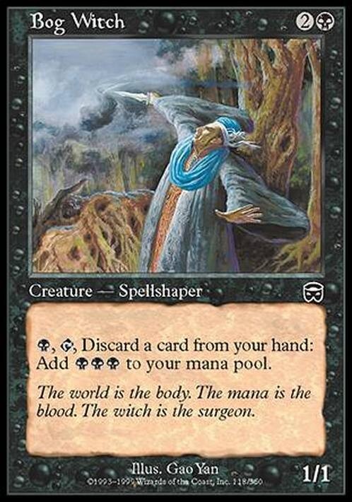 Bog Witch ~ Mercadian Masques [ Excellent ] [ Magic MTG ]