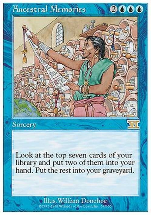 Ancestral Memories ~ Sixth Edition [ Excellent ] [ Magic MTG ]