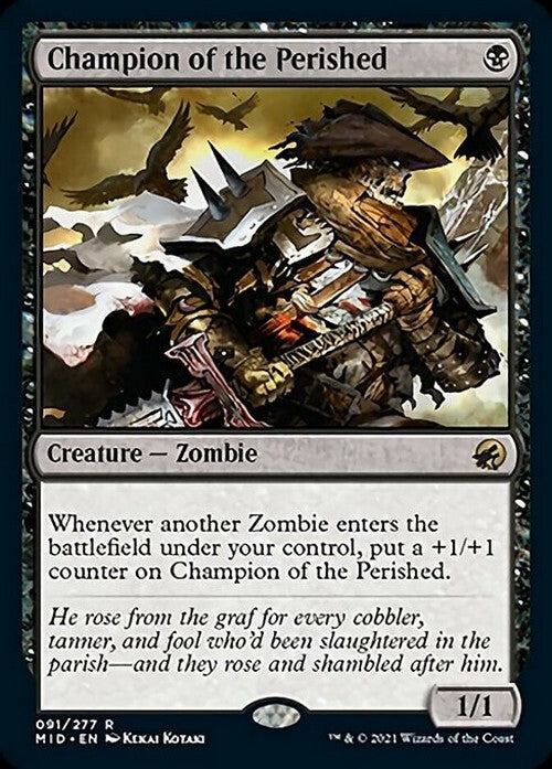 Champion of the Perished ~ Midnight Hunt [ NearMint ] [ Magic MTG ]