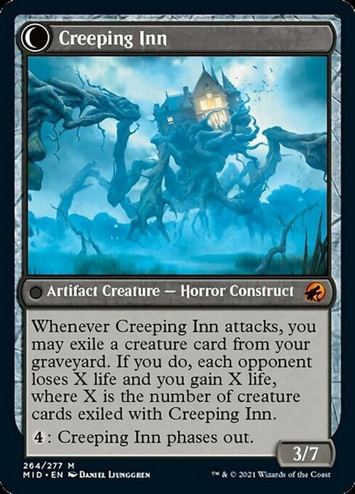 Hostile Hostel / Creeping Inn ~ Midnight Hunt [ NearMint ] [ Magic MTG ]