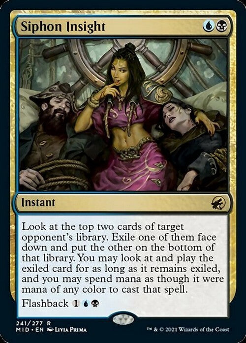 Siphon Insight ~ Midnight Hunt [ NearMint ] [ Magic MTG ]