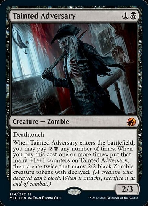 Tainted Adversary ~ Midnight Hunt [ NearMint ] [ Magic MTG ]
