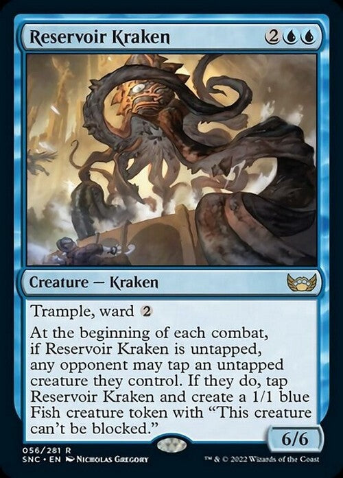 Reservoir Kraken ~ Streets of New Capenna [ NearMint ] [ Magic MTG ]