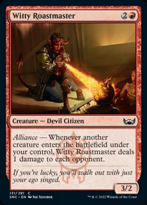 Witty Roastmaster ~ Streets of New Capenna [ NearMint ] [ Magic MTG ]
