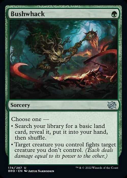 Bushwhack ~ The Brothers' War [ NearMint ] [ Magic MTG ]