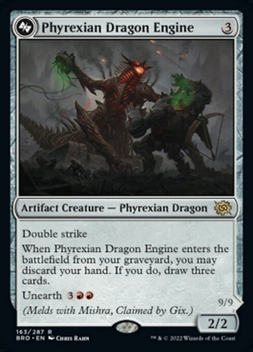 Phyrexian Dragon Engine ~ The Brothers' War [ NearMint ] [ Magic MTG ]