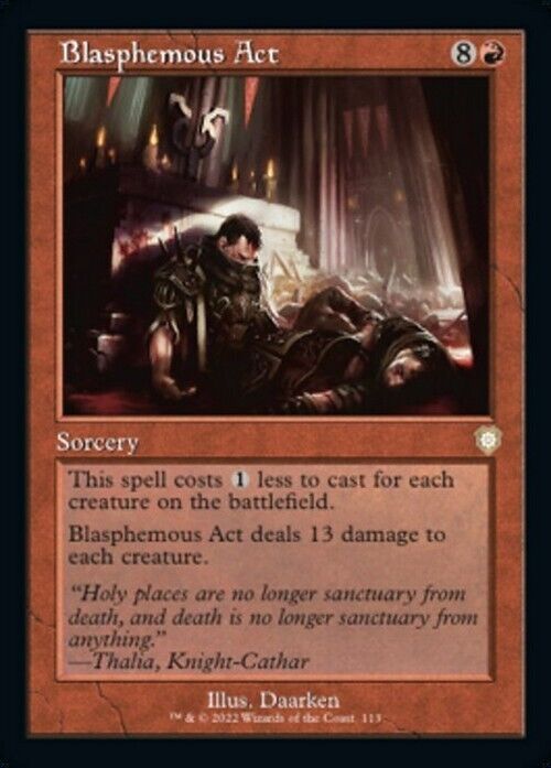 Blasphemous Act ~ Commander: The Brothers' War [ NM ] [ Magic MTG ]