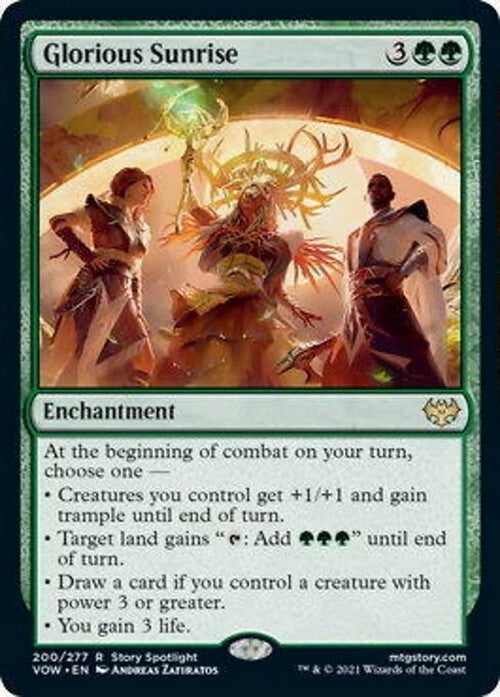 Glorious Sunrise ~ Crimson Vow [ NearMint ] [ Magic MTG ]