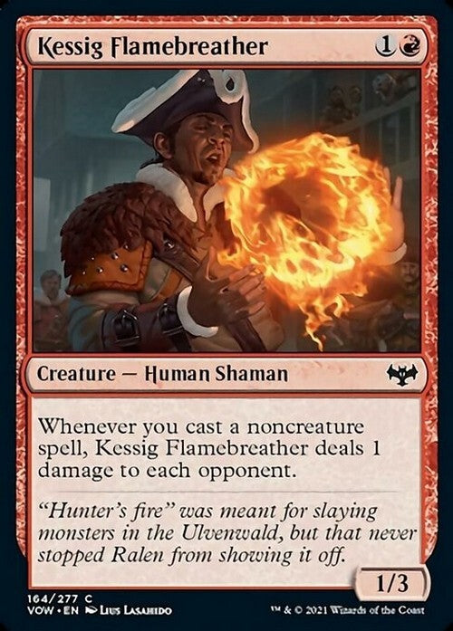 Kessig Flamebreather ~ Crimson Vow [ NearMint ] [ Magic MTG ] - London Magic Traders Ltd