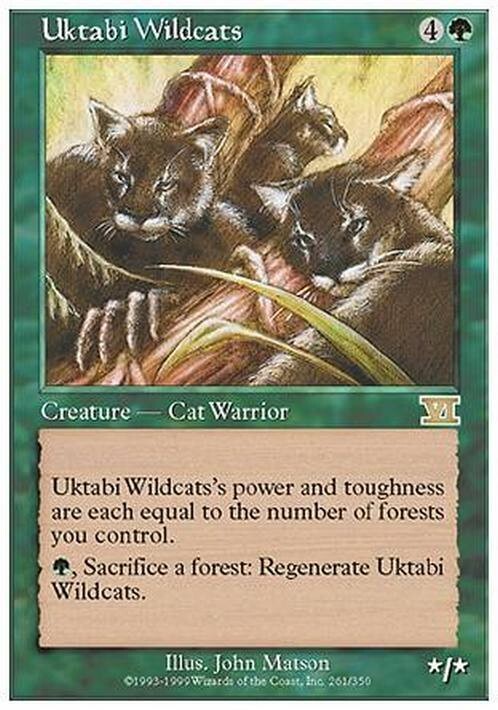 Uktabi Wildcats ~ Sixth Edition [ Excellent ] [ Magic MTG ]