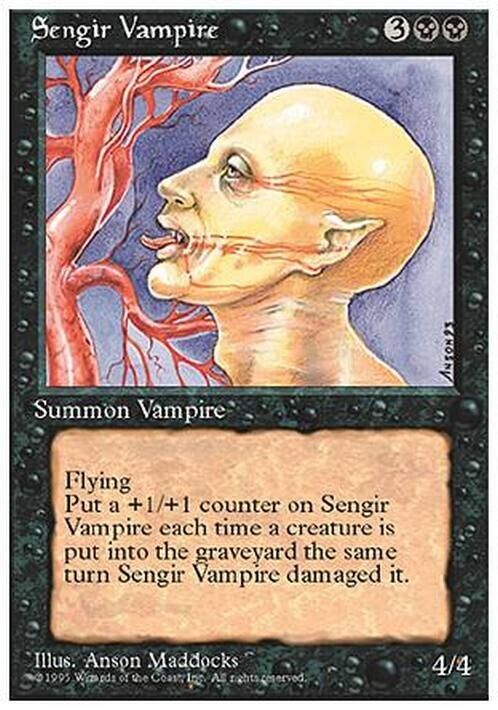 Sengir Vampire ~ Fourth Edition [ Excellent ] [ Magic MTG ]