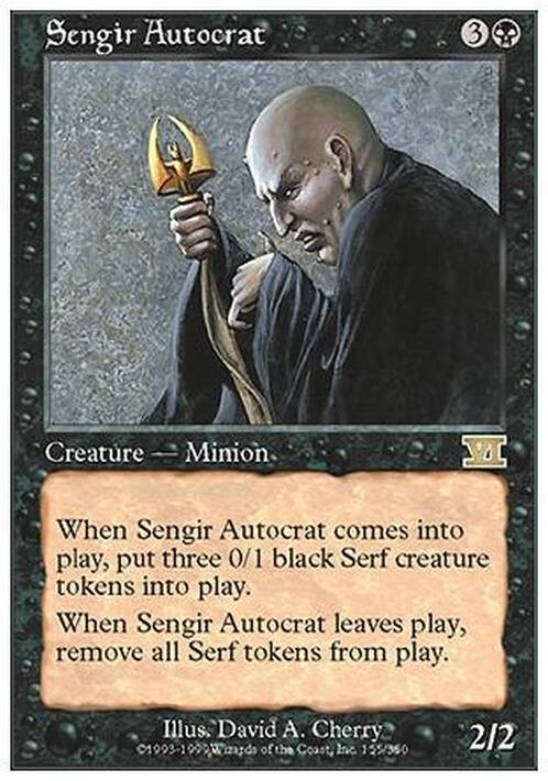 Sengir Autocrat ~ Sixth Edition [ Excellent ] [ Magic MTG ]