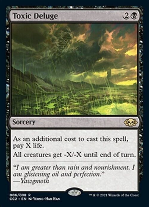 Toxic Deluge ~ Commander Collection: Black [ NearMint ] [ Magic MTG ]