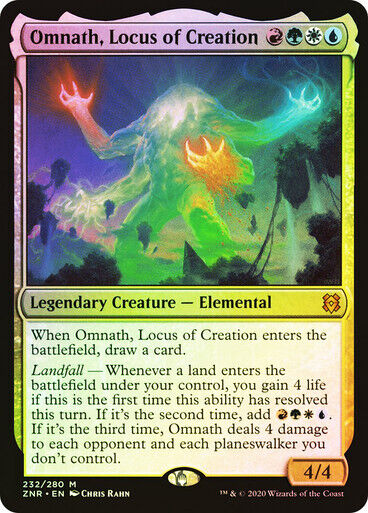 FOIL Omnath, Locus of Creation ~ Zendikar Rising [ NM ] [ MTG ]