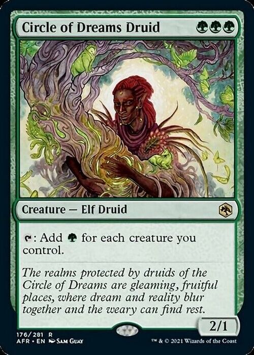 Circle of Dreams Druid ~ Adventures in the Forgotten Realms [ NM ] [ Magic MTG ]