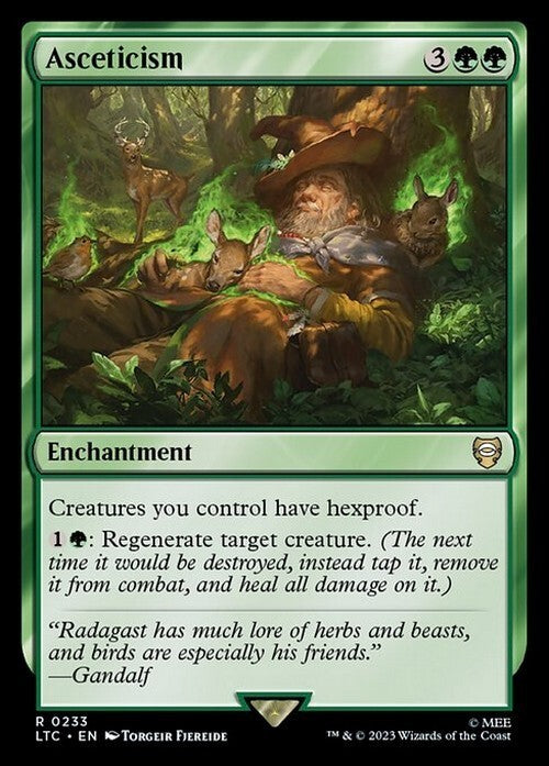 Asceticism ~ Commander: The Lord of the Rings [ NM ] [ Magic MTG ]