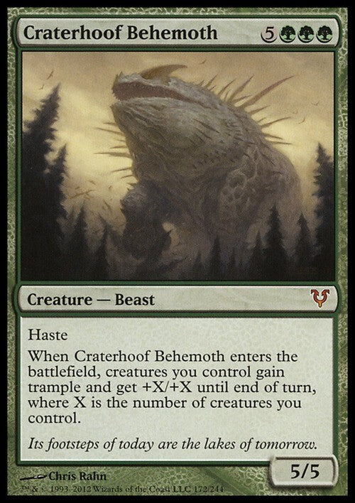 Craterhoof Behemoth ~ Avacyn Restored [ Excellent ] [ Magic MTG ]