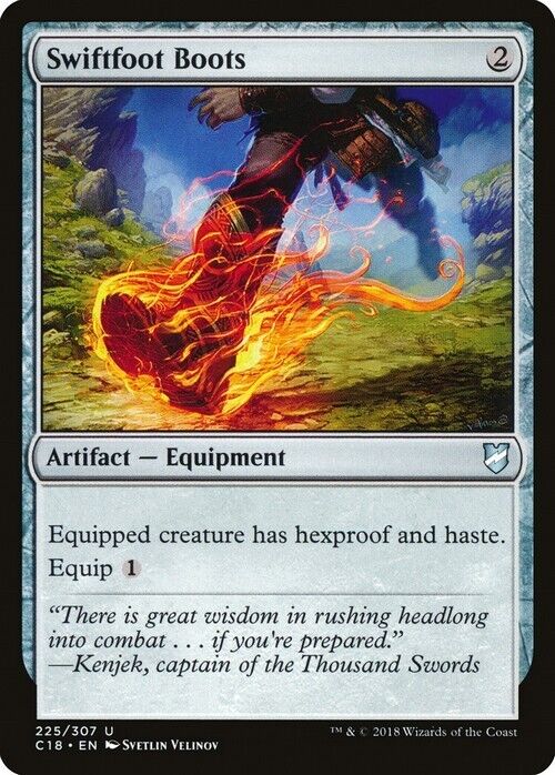 Swiftfoot Boots ~ Commander 2018 [ Excellent ] [ Magic MTG ]