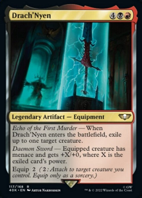 Drach'Nyen ~ Commander: Warhammer 40,000 [ PLAYED ] [ Magic MTG ]