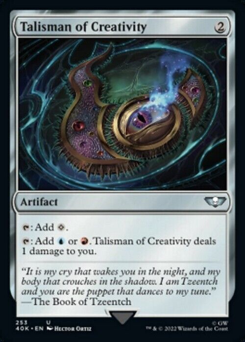 Talisman of Creativity ~ Commander: Warhammer 40,000 [ NearMint ] [ Magic MTG ]