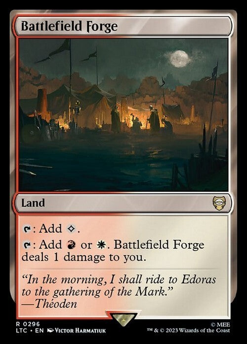 Battlefield Forge ~ Commander: The Lord of the Rings [ NM ] [ Magic MTG ]