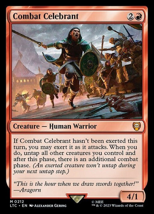 Combat Celebrant ~ Commander: The Lord of the Rings [ NM ] [ Magic MTG ]