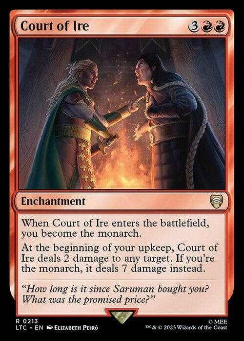 Court of Ire ~ Commander: The Lord of the Rings [ NM ] [ Magic MTG ]